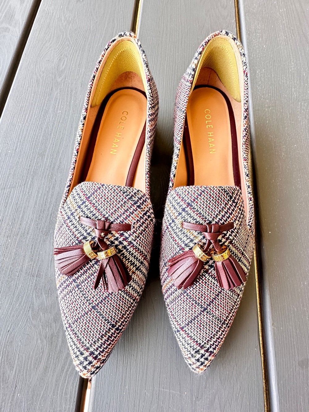 Cole Haan Vanya Tassel Flats   Size 5.5